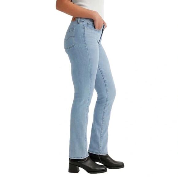 Levi's Ladies 314 Jeans Stretch Shaping Straight Tummy Slimming 32 X 32 NWT - Picture 4 of 10
